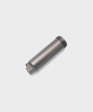 Black anodized Fox shock strut body with 0.940 bore and 1.060 OD for rear suspension, showing detailed component image.