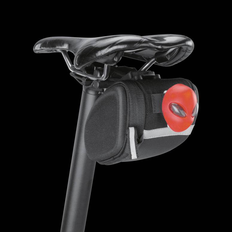 Topeak Sidekick Wedge Pack bike seat bag with semi-rigid design and reflective strip, ideal for cycling accessories.