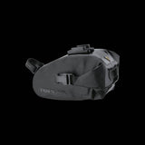 Topeak Drybag Wedge QuickClick waterproof bike seat pack with tail light strap, compact cycling accessory for storage and safety.