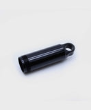 Fox Shock FLOAT Black Anodised Rear Shock component for 2022 models, showing detailed black anodised body and mounting parts.