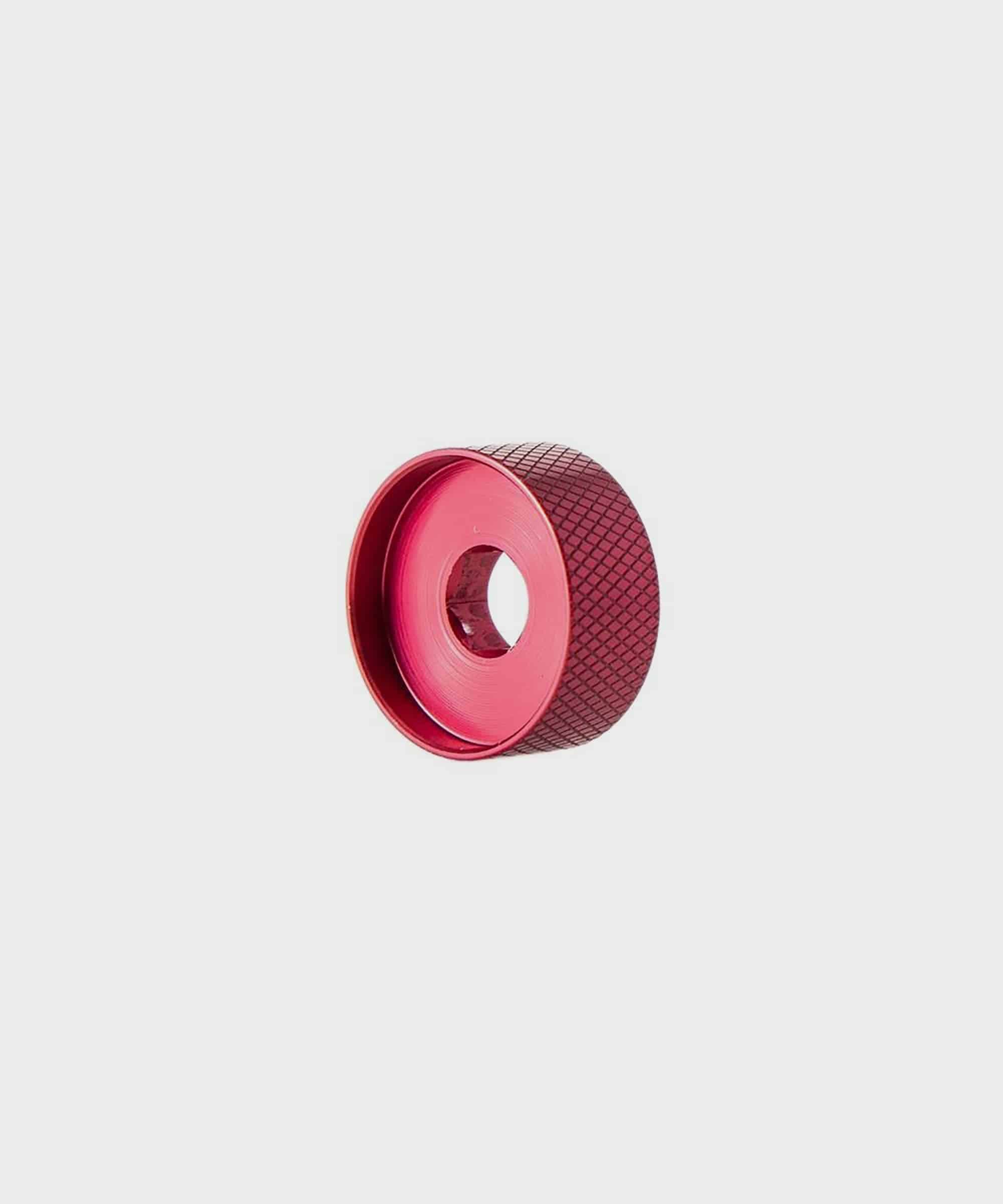 Fox Fork GRIP Factory Series HSR Rebound Knob for precise suspension adjustment on mountain bike forks.