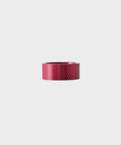 Fox Fork GRIP Factory Series HSR rebound knob for precise suspension adjustment, shown with textured grip and branding details.