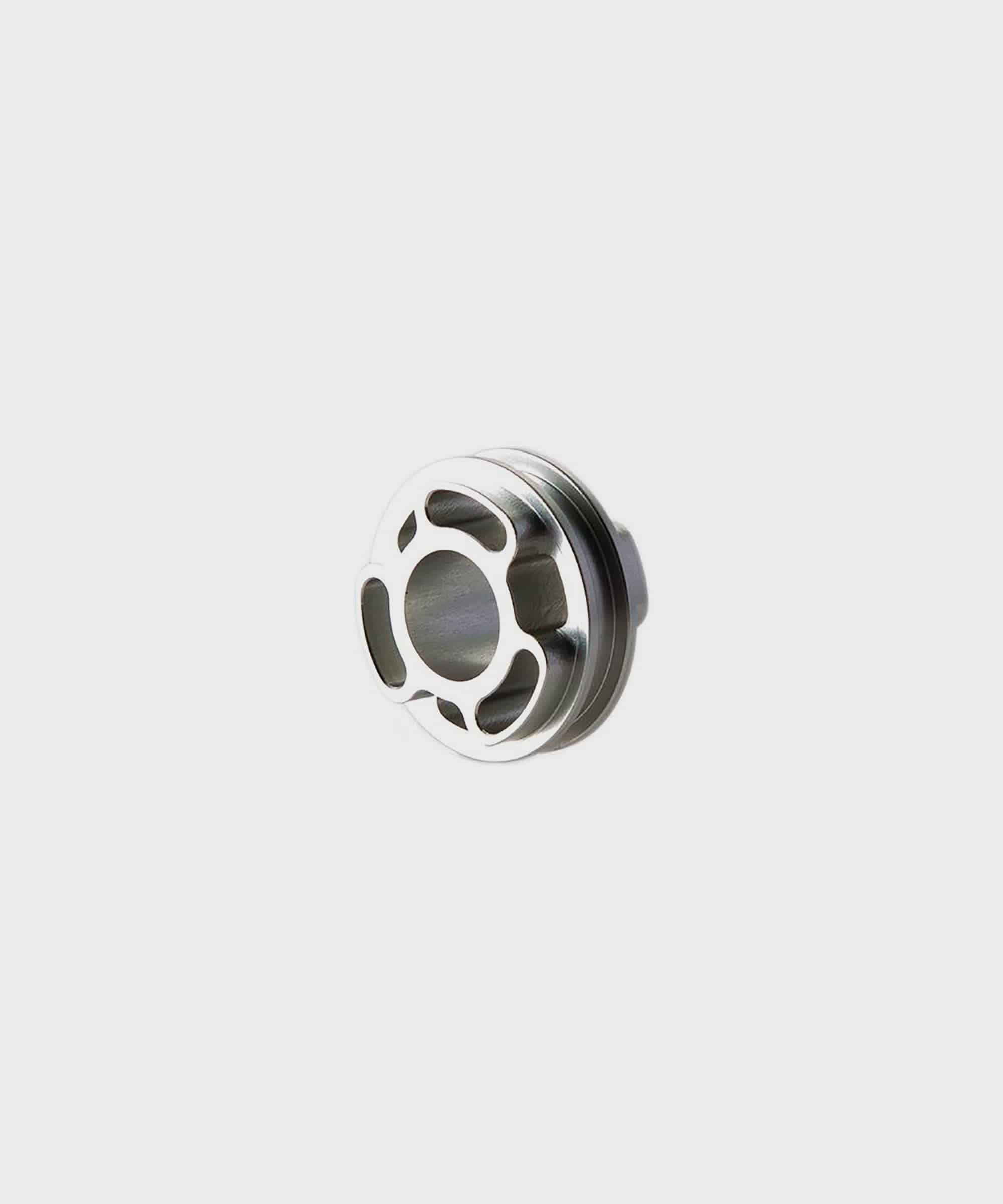 Fox Shock Piston Rebound Kidney 35/65 Flow for rear shock suspension, replacement component for Fox suspension systems.