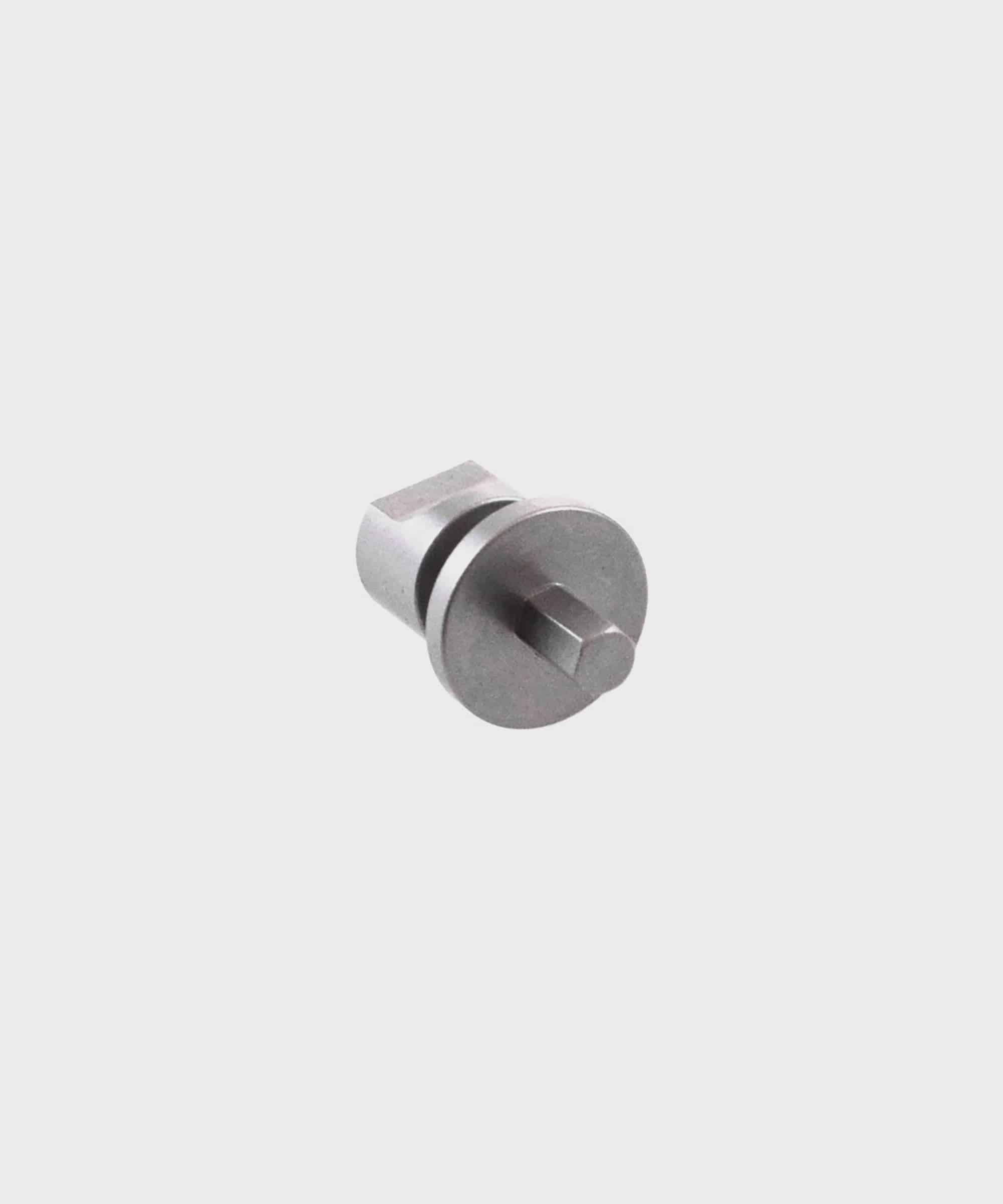 Fox Shock VAN RC low speed adjuster with 7/64 hex for precise suspension tuning, shown in close-up view.