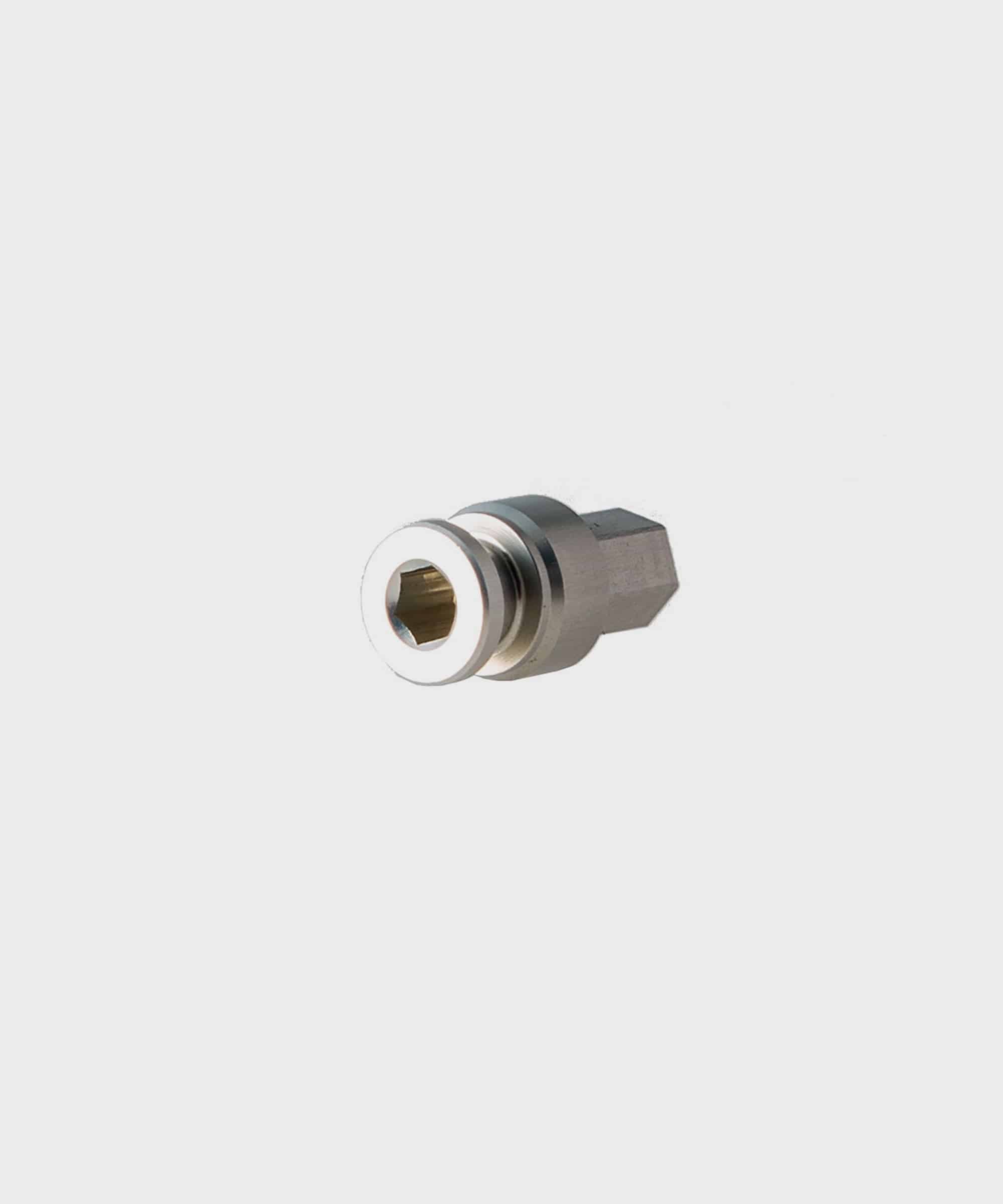 Fox Factory Series Grip LSC damping coupler for fork suspension control, close-up of bike component part.
