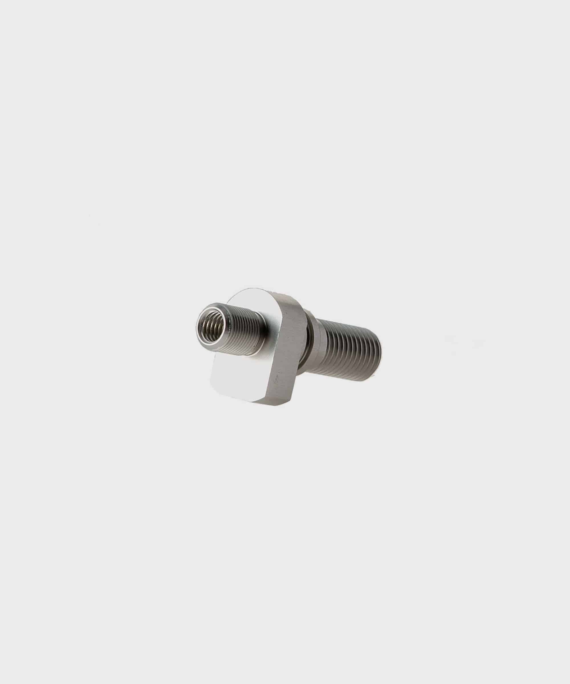 Fox FIT4 2019 suspension rebound adjuster body in black, 8mm component for Fox fork upgrade, showing close-up of the part.