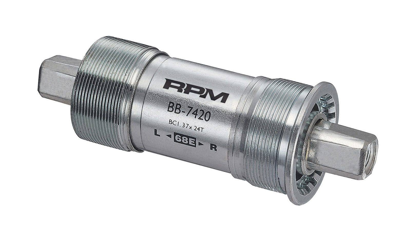 FSA Power Pro JIS bottom bracket with steel cups and sealed cartridge bearings for bicycle components.