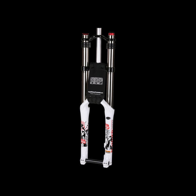 RRP NeoGuard mountain bike mudguards for downhill and cross-country bikes, showing durable plastic construction and mounting points