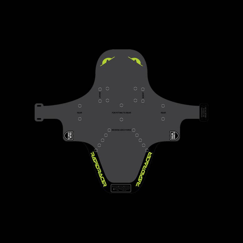 RRP EnduroGuard mountain bike mudguard with SealGuard technology for fork protection, designed for off-road cycling accessories.