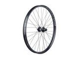 Bontrager Powerline Comp 40 27.5 MTB wheelset with tubeless ready, disc brake compatibility, black rear wheel for mountain biking.