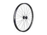 Bontrager Powerline Comp 40 27.5 MTB wheelset with tubeless-ready rims and disc brake compatibility, shown in black.