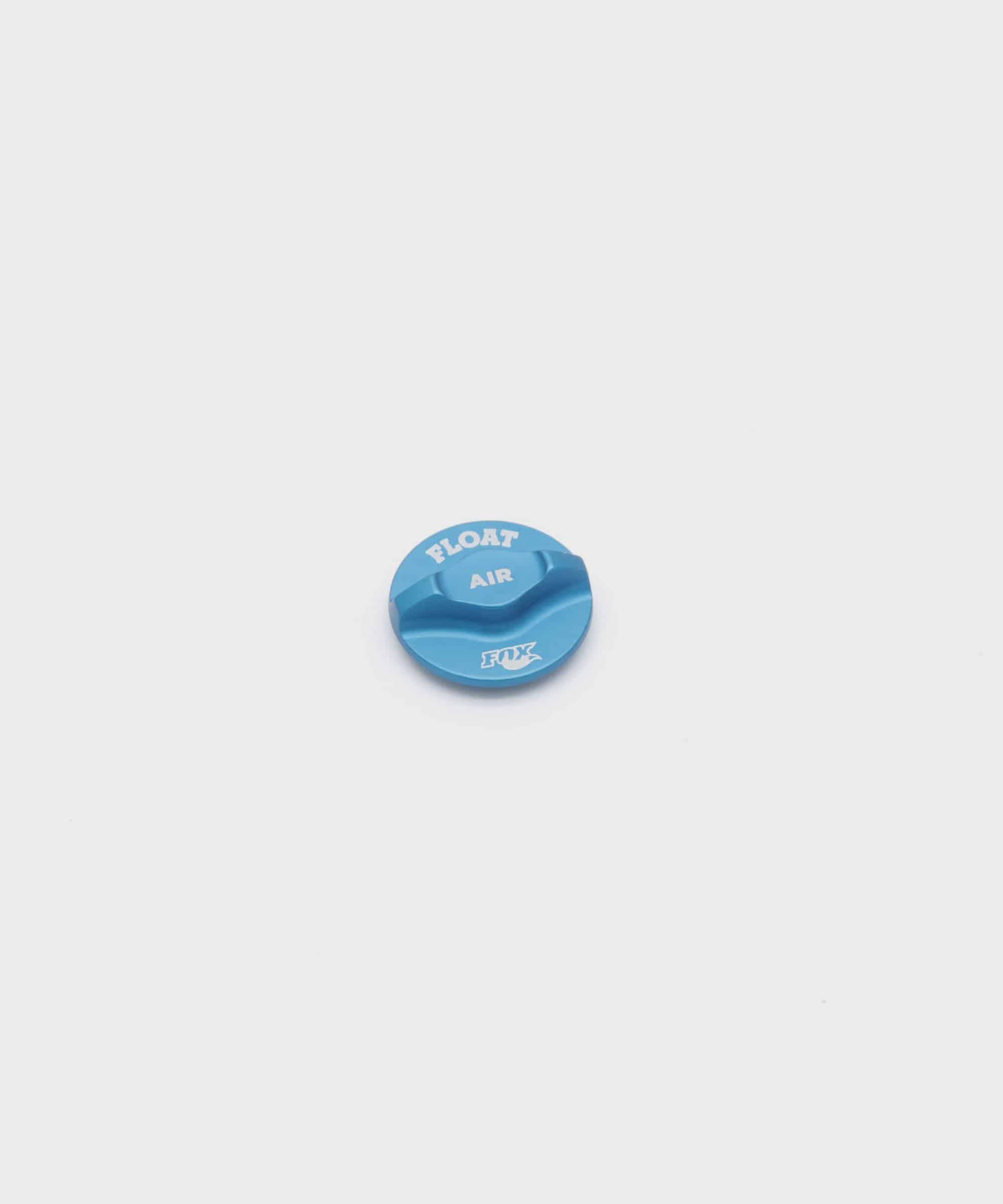 Set of 10 blue anodized Fox Fork Air Cap Float NA 2 components for 32 and 34 model forks.