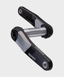 Race Face Era 136mm MTB crank arms, durable and stiff mountain bike components, shown in black.