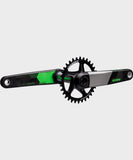 Race Face Era 136mm mountain bike crank arms, durable and stiff MTB components for racing and trail riding.
