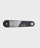 Race Face Era 136mm mountain bike crank arms, durable and stiff MTB components for enhanced performance and reliability.