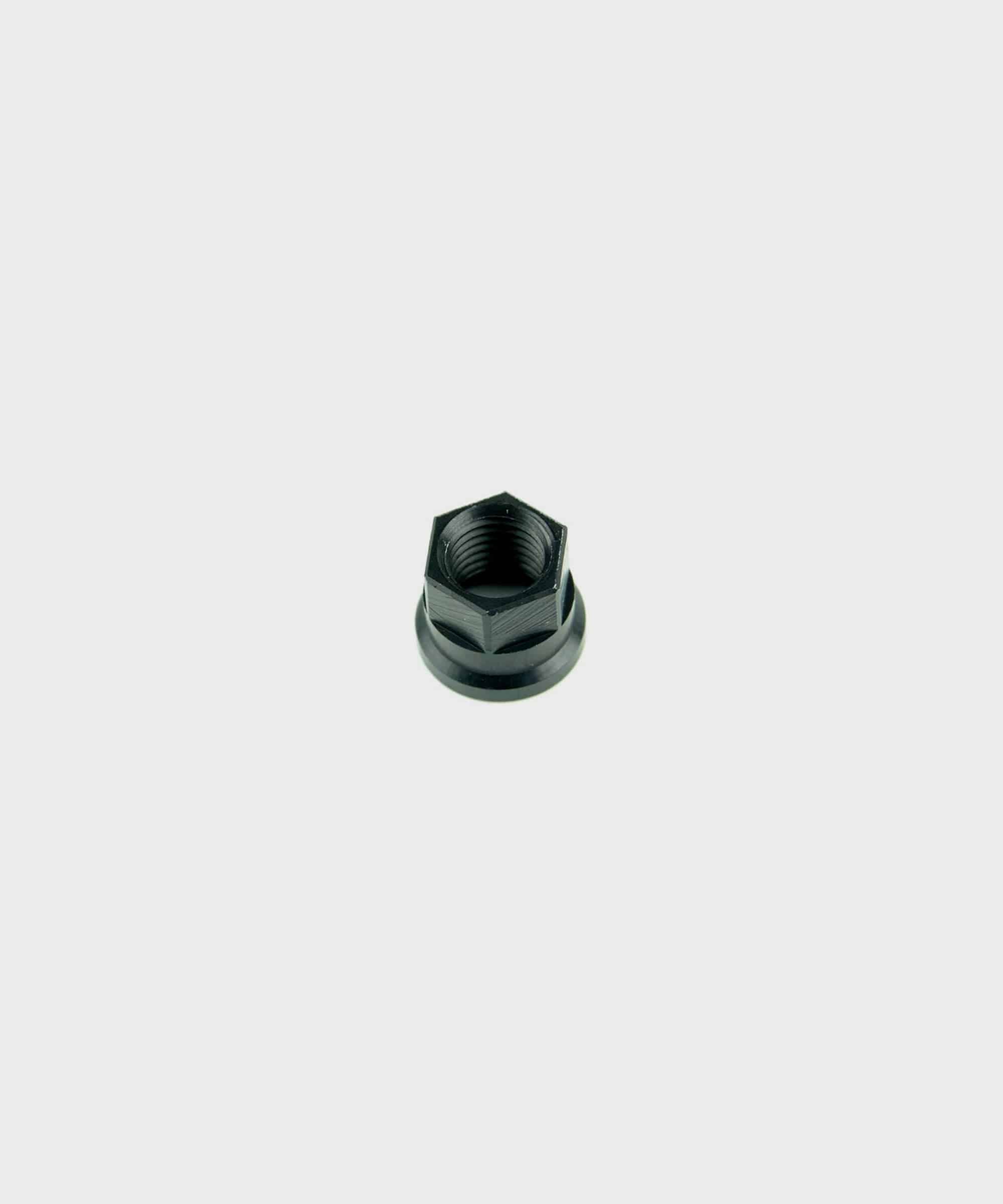 Fox Fork Custom Fastener Bottom Nut for R, RL, RLC suspension models, showing the metal nut with threaded design.