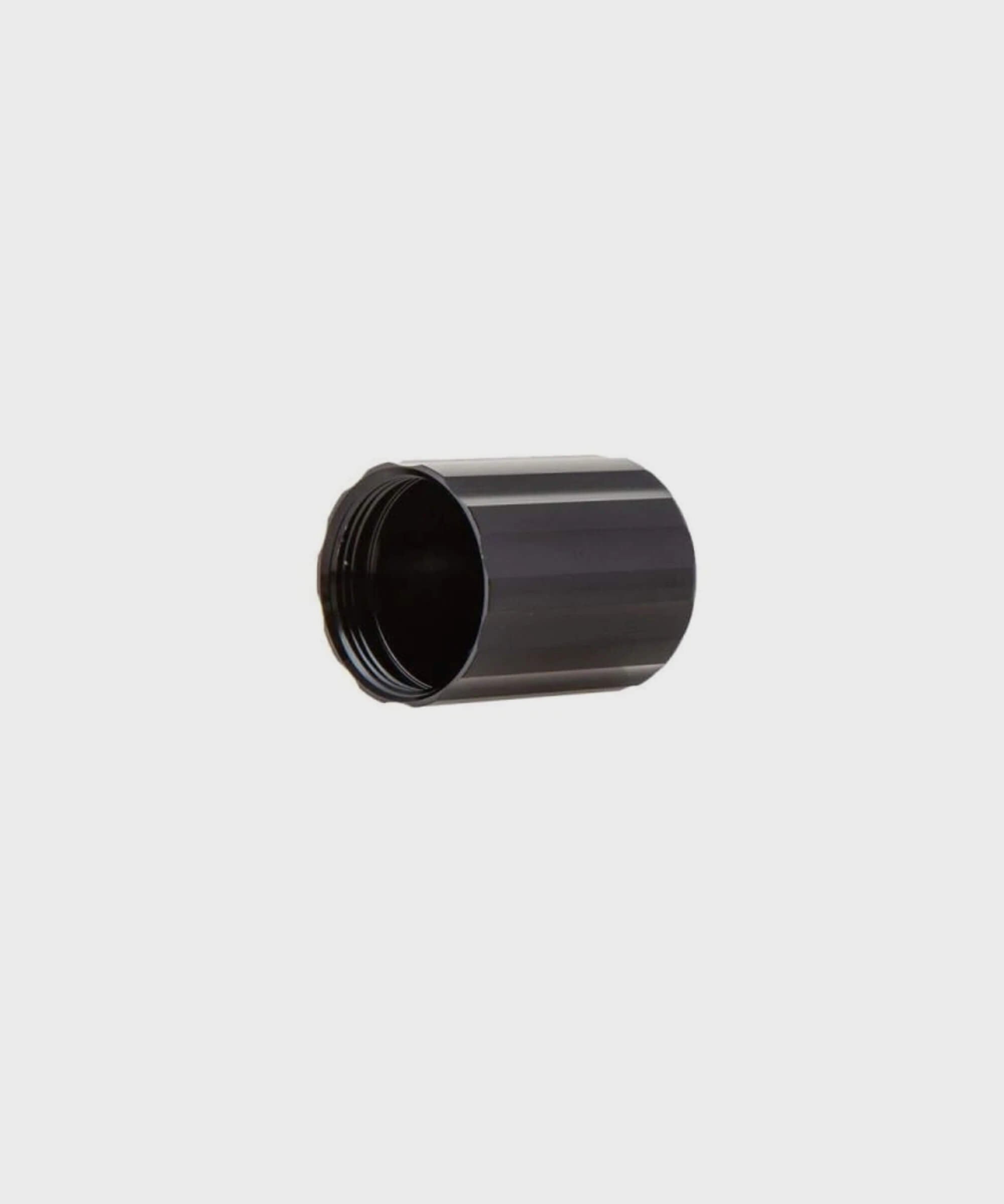 Fox Fork Rebound Adjuster Cover, durable suspension component accessory for Fox fork shocks, shown in black with branding details.