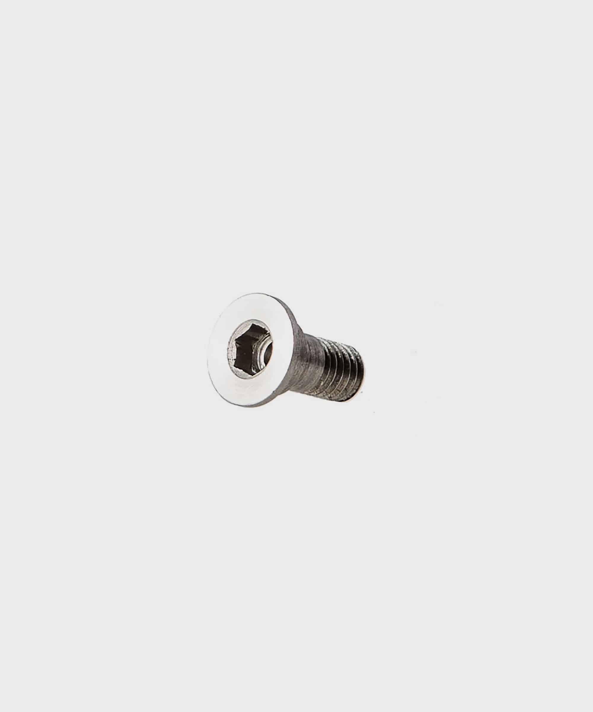 Fox Factory Series Grip Piston Custom Metric Bolt for suspension upgrade, showing the precision metal component with branding markings.