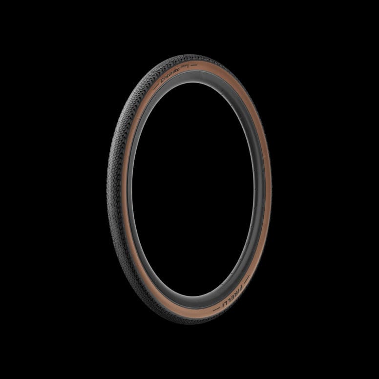 Pirelli Cinturato Gravel H Classic tubeless-ready tyres designed for hard terrain biking, showcasing rugged tread and sidewall details.