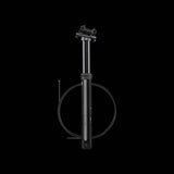 Crank Brothers Highline 7 dropper seatpost with hydraulic cartridge and quick-connect cable for mountain bikes.