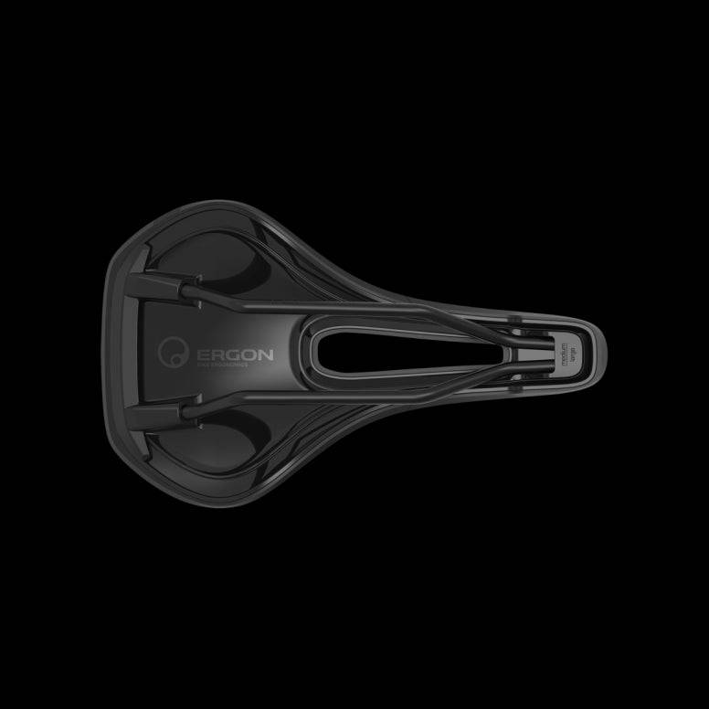 Ergon SMC Women's MTB and road bike saddle with ergonomic design and comfortable support for cycling.