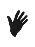 Black Q36.5 Hybrid Que X cycling gloves, breathable unisex outdoor gloves designed for cycling and outdoor activities.
