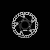 SwissStop Catalyst 6-bolt brake rotors for cycling, high-performance bike components with ventilated design and durable metallic finish.