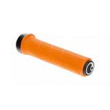 Ergon GD1 Evo Factory MTB grips with carbon-friendly CNC aluminum clamps, featuring ergonomic design for mountain biking.