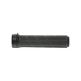 Ergon GD1 Evo Factory MTB grips with carbon-friendly CNC aluminum clamps, designed for mountain biking components.