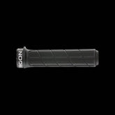 Ergon GD1 EVO black bike grip with gravity control rubber for comfort and control on regular bicycle handlebars.