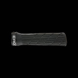 Ergon GE1 Evo ergonomic bike grips with GravityControl rubber and CNC clamps, designed for comfortable cycling.