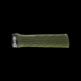 Ergon GE1 Evo bike grips with ergonomic design and durable rubber compound, suitable for comfortable cycling.