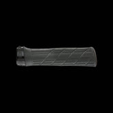 Ergon GE1 Evo Factory ergonomic downhill mountain bike grips with wide riser handlebars, designed for comfortable MTB handling.