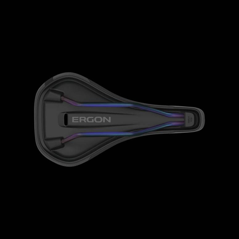 Ergon SM Enduro Comp men's bike saddle with ergonomic design for mountain biking, control, and riding comfort.