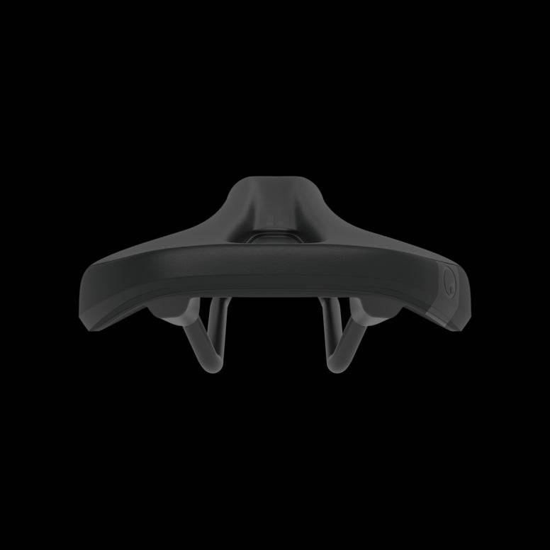 Ergon SM Enduro men's saddle for trail riding, showcasing its ergonomic design and durable construction for comfort and control.
