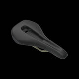 Ergon SM Enduro Men Pro Titanium saddle with ergonomic design for comfort and precision riding, shown from side view.