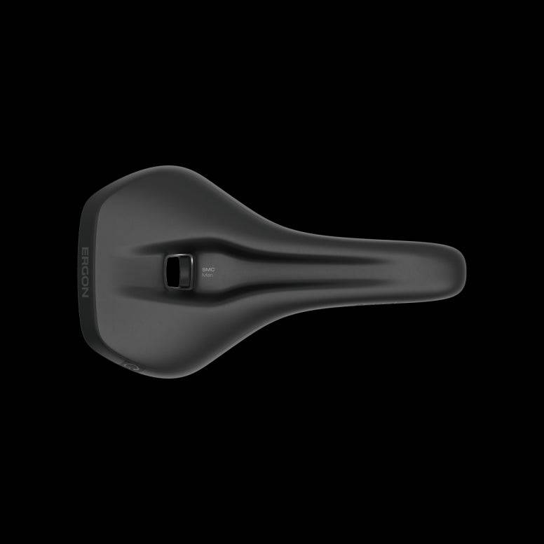 Ergon SMC Men MTB saddle, ergonomic mountain bike seat with support and comfort, suitable for off-road cycling.