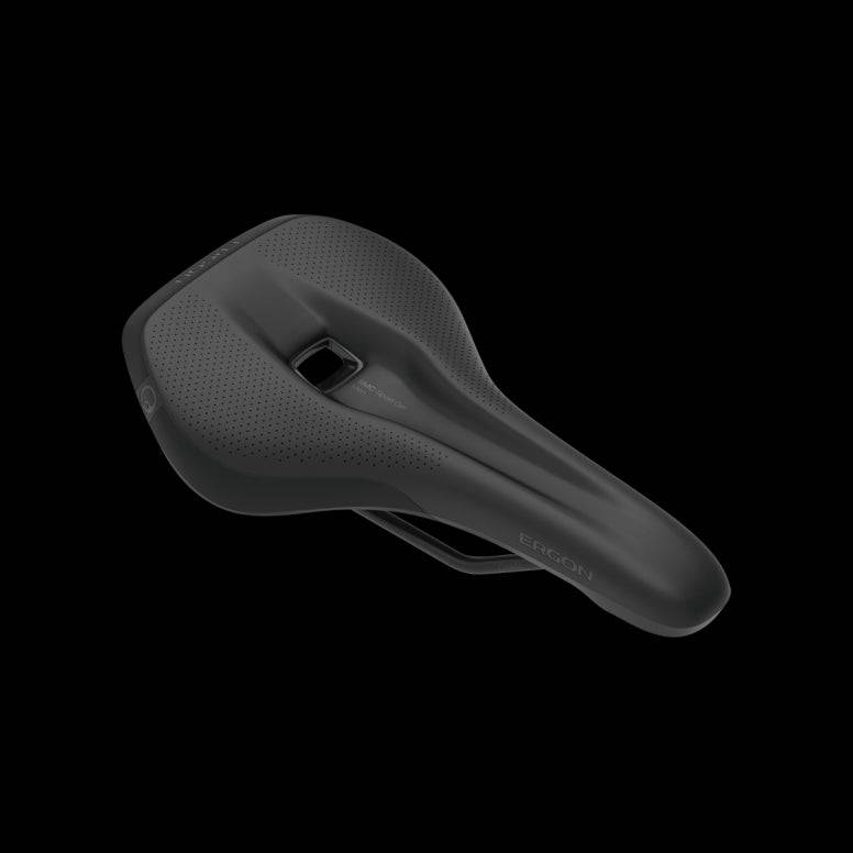 Ergon SMC Sport Gel men's mountain bike saddle with ergonomic design and gel padding for enhanced comfort.