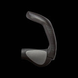 Ergon GP5 ergonomic bike grips with multiple hand positions and rubber inserts for comfortable cycling.