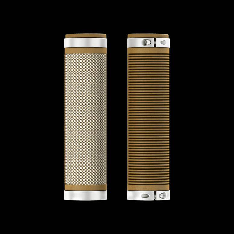 Brooks Cambium Comfort Grips for urban bike handlebars, 130mm length, soft rubber handlebar grips for cycling comfort