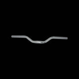 System Ex Riser Bar MTB handlebar with 590mm width, 50mm rise, and 25.4mm clamp diameter, shown from side view.