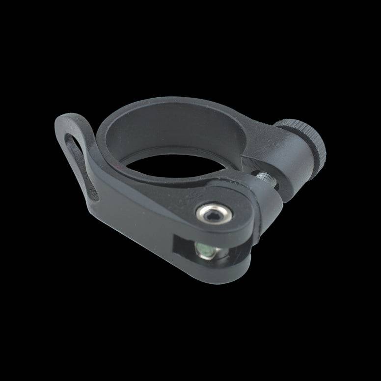 System EX MTB seatpost clamp quick release spare component with 15mm height for bike maintenance and adjustments.