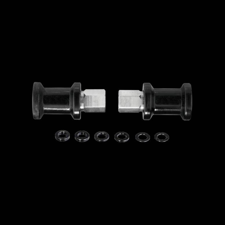 Topeak Journey TX Axle Kit for Hub Gears in black and silver, designed for trailer and child transport accessories.