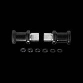 Topeak Journey TX Axle Kit for Hub Gears, black and silver, compatible with trailer and child transport accessories.