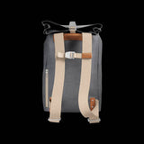Brooks Pickwick roll-top backpack with laptop sleeve, urban cycling and commuting accessories, durable fabric, adjustable straps.