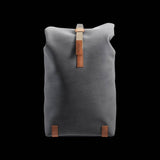 Brooks Pickwick roll-top backpack with laptop sleeve, ideal for urban cycling and commuting, made of durable accessories material.