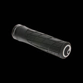 Ergon GA2 Fat Black bike grips with ergonomic design for comfort and control on road and mountain bikes.