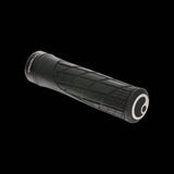 Ergon GA2 Fat Black bike grips with ergonomic design for comfort and control on road and mountain bikes.