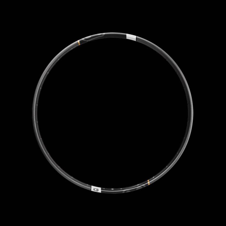 Crank Brothers Synthesis XCT carbon MTB rim, tubeless compatible, for wheel upgrade, lightweight mountain bike component.