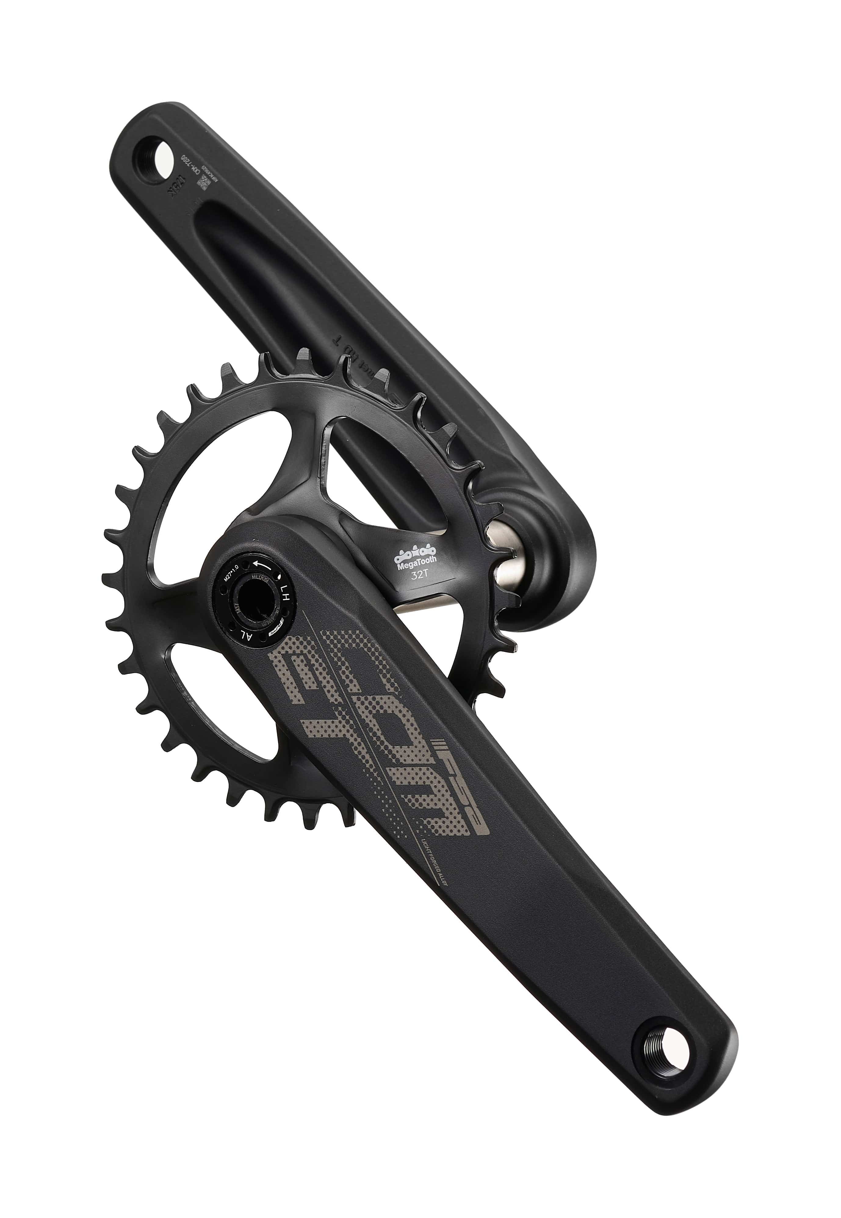 FSA Comet Modular MegaExo MTB crankset with 32T chainring, 170mm arms, convertible spider, designed for 1x12 mountain biking components.